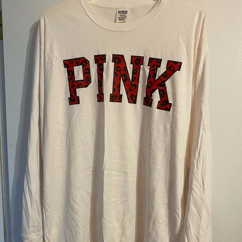 PINK Long Sleeve Tee with Tags